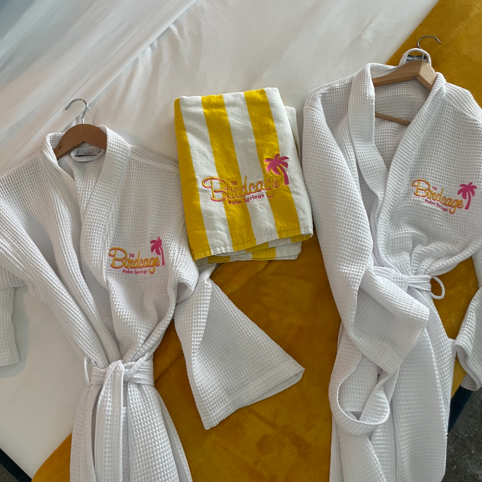The Birdcage Palm Springs Robes